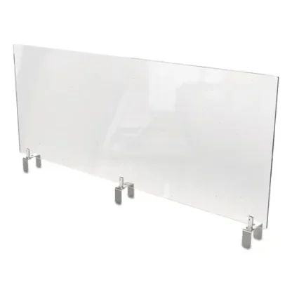 Ghent Clear Partition Extender with Attached Clamp