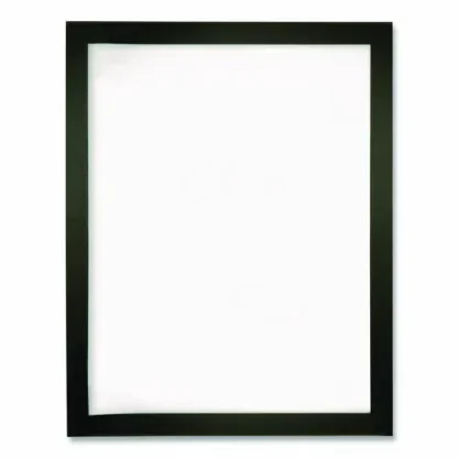 Global Printed Products Indoor Window Sign Holder, 8.5 x 11 Insert, Black Frame, 5/Pack