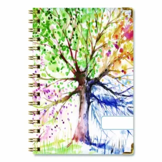 Global Printed Products Seasons Tree Weekly/Monthly Planner, 8" x 5.5", Multicolor, 14-Month (Nov 2024 - Dec 2025)