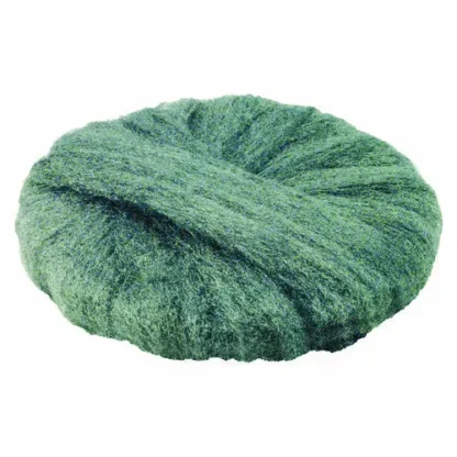 GMT Radial Steel Wool Pads, Grade 0 (Fine), 20" Diameter, Gray, 12/Carton