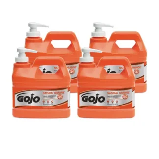 GOJO® NATURAL ORANGE Pumice Hand Cleaner, Citrus Scent, 0.5 gal