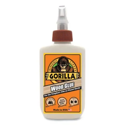 Gorilla® Wood Glue, 4 oz, Dries Light Tan
