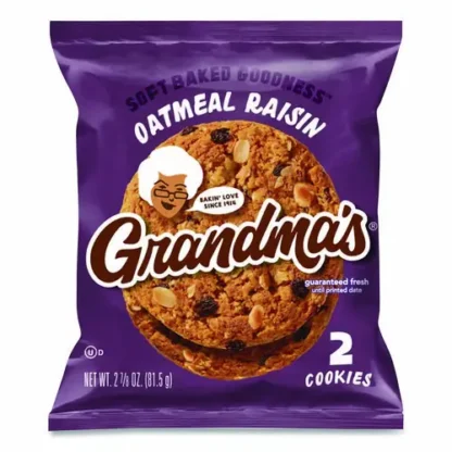 Grandma's® Cookies - Single Serve, Oatmeal Raisin, 2.5 oz Packet