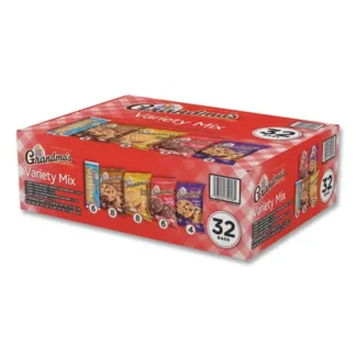 Grandma's® Cookies Variety Tray, Assorted Flavors, 32 Bags/Carton