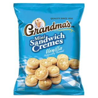 Grandma's® Mini Vanilla Creme Sandwich Cookies, 24/Carton