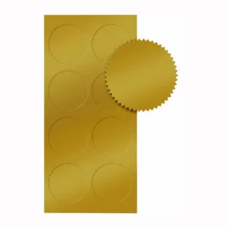 Great Papers!® Seals, 1.75" Diameter, Gold Foil, 50/Pack