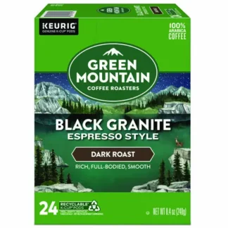 Green Mountain Coffee® Black Granite Espresso Style K-Cups, 24/Box