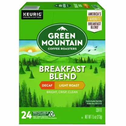 Green Mountain Coffee® Breakfast Blend Decaf Coffee K-Cups, 24/Box