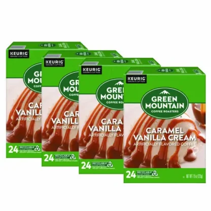 Green Mountain Coffee® Caramel Vanilla Cream Coffee K-Cups, 96/Carton