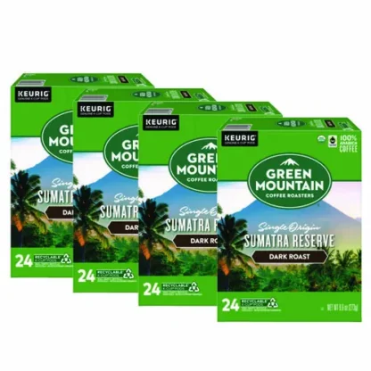 Green Mountain Coffee® Fair Trade Organic Sumatran Extra Bold Coffee K-Cups, 96/Carton