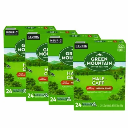 Green Mountain Coffee® Half-Caff Coffee K-Cups, 96/Carton