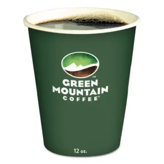 Green Mountain Coffee® Paper Hot Cups, 12 oz, Green Mountain Design, 1,000/Carton