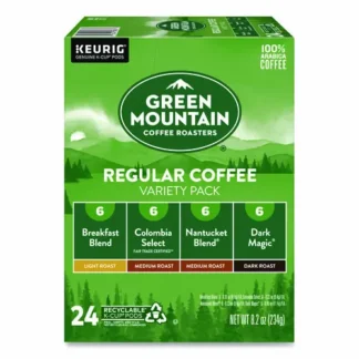 Green Mountain Coffee® Regular Variety Pack Coffee K-Cups, Assorted Flavors, 24/Box