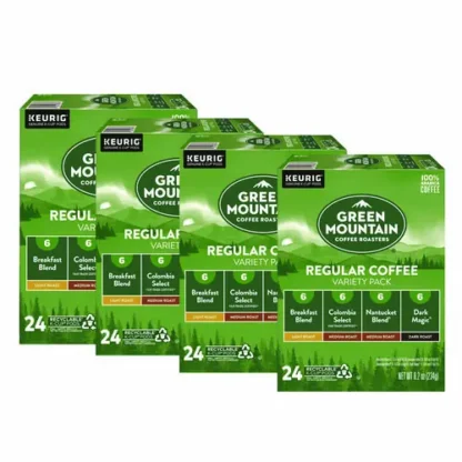 Green Mountain Coffee® Regular Variety Pack Coffee K-Cups, Assorted Flavors, 96/Carton