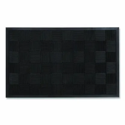 Guardian Parquet Wiper Scraper Mat, 36 x 60, Black