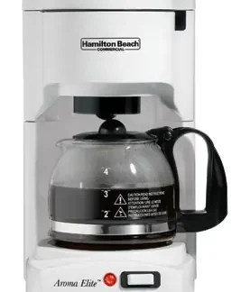 Hamilton Beach 4 Cup Commercial Coffee Maker, White