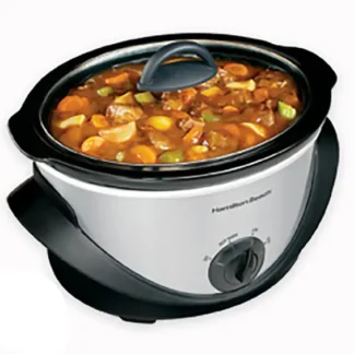 Hamilton Beach 4 Qt Slow Cooker, Dishwasher Safe, Warm Setting