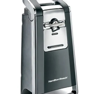 Hamilton Beach Electric Can Opener Black and Chrome