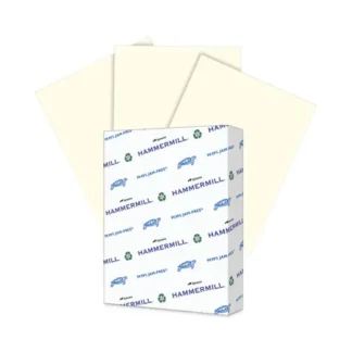 Hammermill® Colors Print Paper, 20 lb, 8.5 x 11, Cream, 500 Sheets/Ream