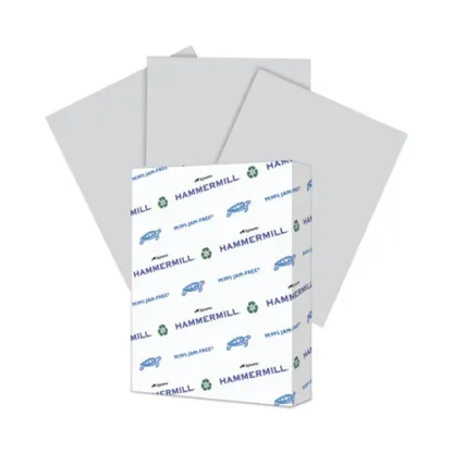 Hammermill® Colors Print Paper, 20 lb Bond Weight, 8.5 x 11, Gray, 500/Ream