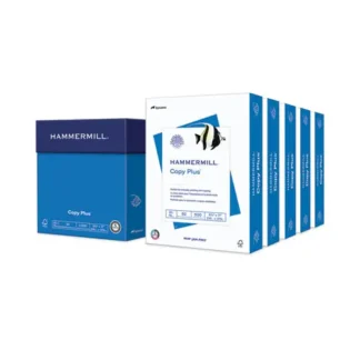Hammermill® Copy Plus Print Paper, 92 Bright, 20 lb, 8.5" x 11", White, 2500 Sheets/Carton