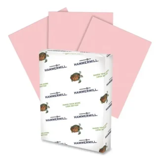 Hammermill® Fore Multipurpose Print Paper, Pink, 8.5 x 14, 20 lb, 500 Sheets/Ream