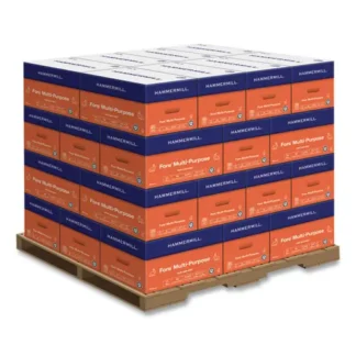 Hammermill® Fore Multipurpose Print Paper, 96 Bright, 24 lb, 8.5 x 11, White, 500 Sheets/Ream, 10 Reams/Carton, 32 Cartons/Pallet