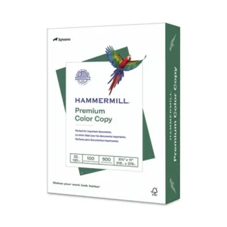 Hammermill® Premium Color Copy Print Paper, 100 Bright, 32 lb, 8.5 x 11, Photo White, 500 Sheets