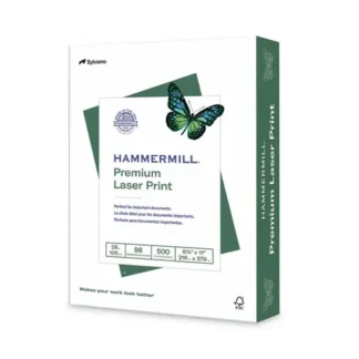 Hammermill® Premium Laser Print Paper, 8.5 x 11, White, 500 Sheets