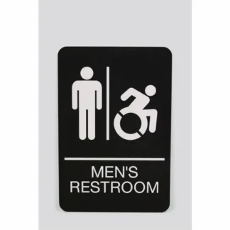 Headline® Sign ADA Sign, Men's Restroom