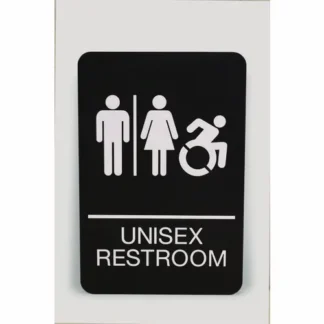 Headline® Sign ADA Sign, Unisex Restroom