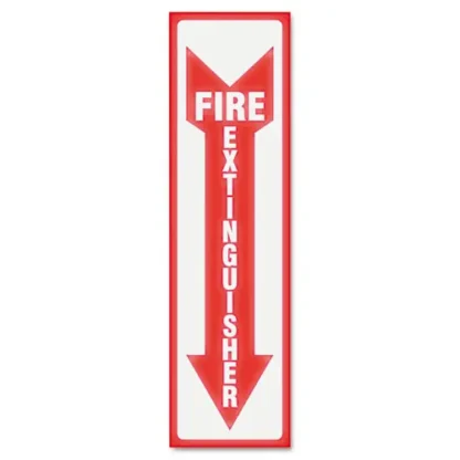 Headline® Sign Glow In The Dark Sign, Fire Extinguisher