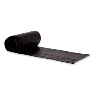 Heritage Eco Blend Max Can Liners, 45 gal, 0.8 mil, 40" x 46", Black