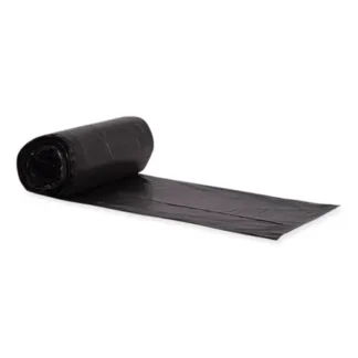 Heritage Eco Blend Max Can Liners, 60 gal, 0.8 mil, 38" x 58", Black