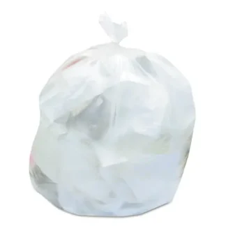 Heritage High-Density Waste Can Liners, Natural, 30 gal, 8 mic, 30" x 37"