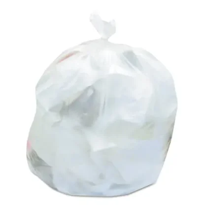 Heritage High-Density Waste Can Liners, Natural, 30 gal, 8 mic, 30" x 37"