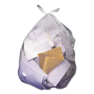 Heritage High-Density Waste Can Liners, Natural, 60 gal, 22 mic, 38" x 60"