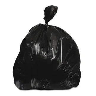 Heritage Linear Low-Density Can Liners, 10 gal, 0.9 mil, 24" x 23", Black, 500/Carton
