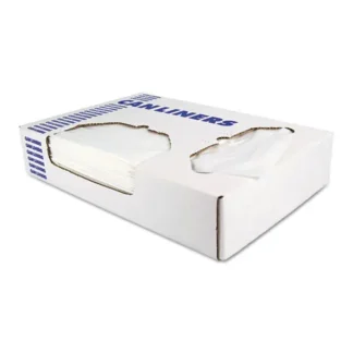 Heritage Linear Low-Density Can Liners, Clear, 16 gal, 0.35 mil, 24" x 32", 1,000/Carton