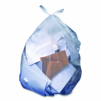 Heritage Linear Low-Density Can Liners, Clear, 30 Gallon, 1.1 mil, 36" x 30", Flat Pack, 250/Carton