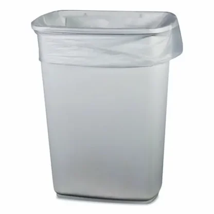 Heritage Linear Low-Density Can Liners, 33 gal, Clear, 150/Carton
