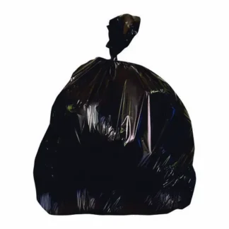 Heritage Linear Low-Density Can Liners, Black, 56 gal, 1.7 mil, 43" x 47", Flat Pack, 100/Carton