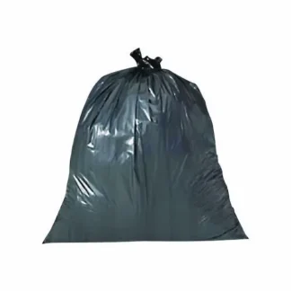 Heritage Linear Low-Density Can Liners, 60 gal, 1.2 mil, 44" x 56", Black, 100/Carton