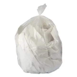Heritage Linear Low-Density Can Liners, Clear, 7 gal, 20" x 21", 0.35 mil, Flat Pack, 1000/Carton