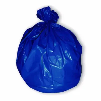 Heritage Linear Low-Density Can Liners for Recyclable Waste, Blue, 45-Gallon, 1.3 mil, 40" x 46", Flat Pack, 100/Carton
