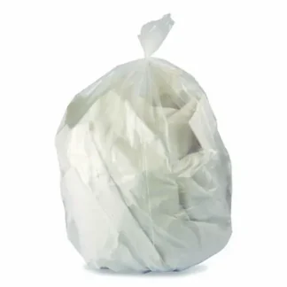 Heritage Linear Low-Density Can Liners with Dual-Dispense Box, 55 gal, 1.3 mil, 40" x 53", Clear, 100/Carton