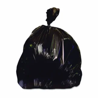 Heritage Reprocessed Resin Can Liners, 33 gal, 2 mil, 33" x 39", Black, 100/Carton