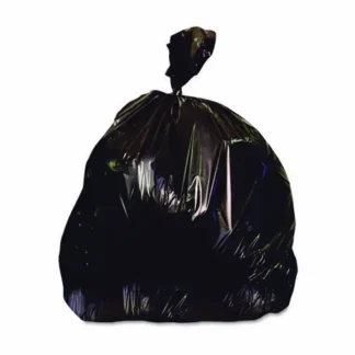 Heritage Reprocessed Resin Can Liners, 45 gal, 2 mil, 40" x 46", Black, 100/Carton