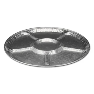 HFA® Aluminum Lazy Susan, 6 Compartments, 18" Diameter, 25/Carton
