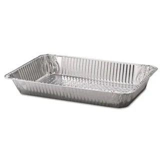 HFA® Aluminum Steam Table Pans, Full-Size Deep, 65 Gauge, 50/Carton